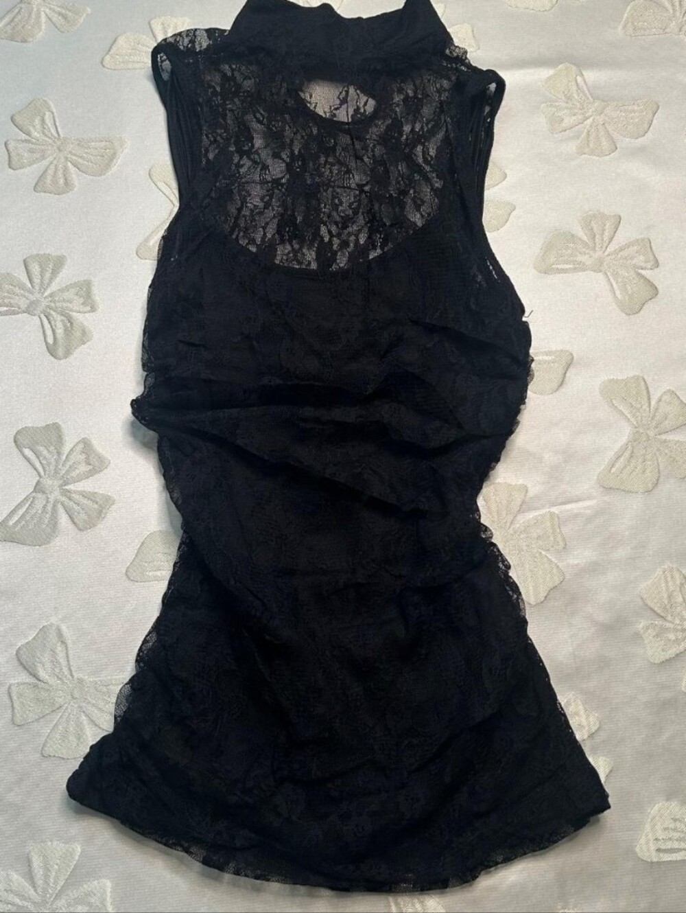 Charlotte Russe Black Lace Top